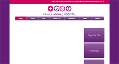 Desktop Screenshot of familyanimalhospitalstl.com
